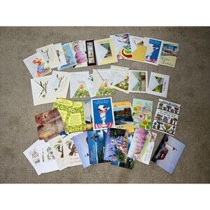 43 Assorted Happy Birthday Cards Bulk- 20 With Envelopes, 23 No Envelopes‎